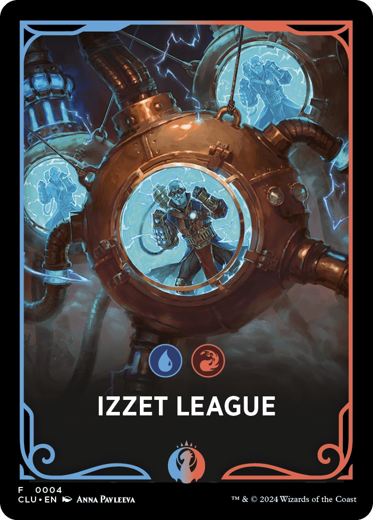 Izzet League Theme Card [Ravnica: Clue Edition Tokens] | L.A. Mood Comics and Games