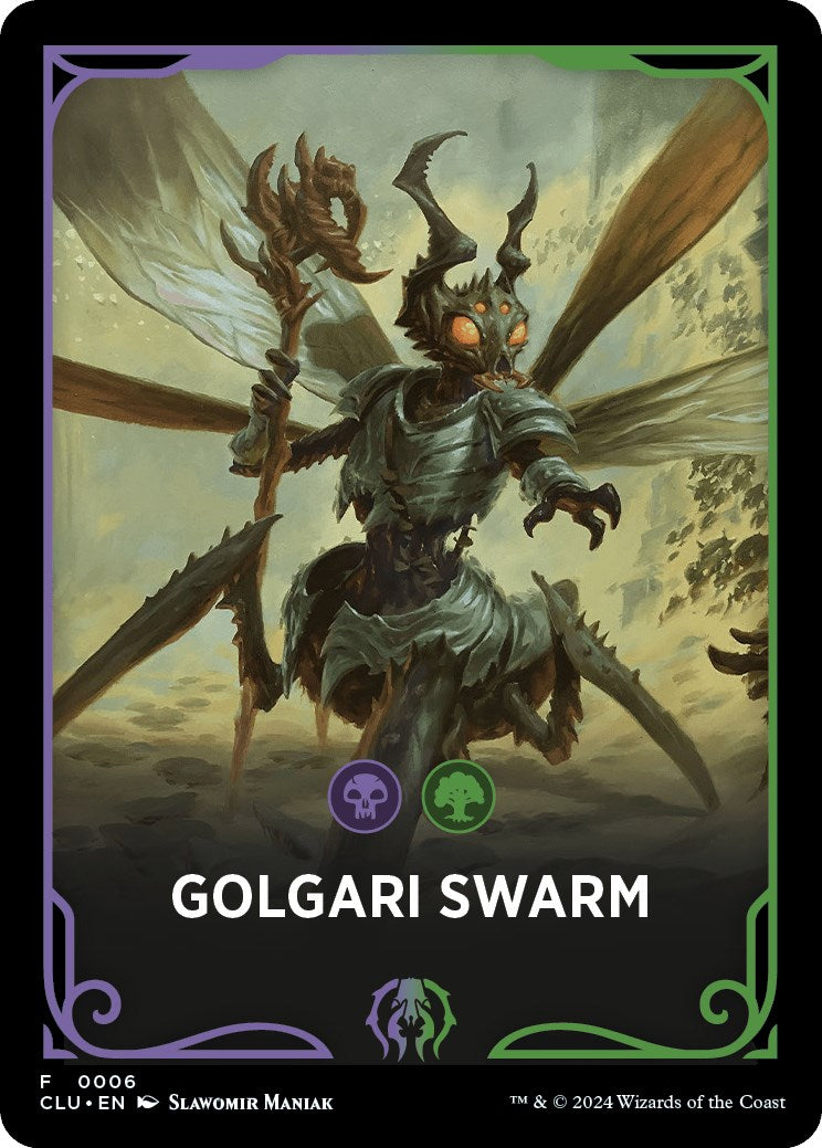 Golgari Swarm Theme Card [Ravnica: Clue Edition Tokens] | L.A. Mood Comics and Games