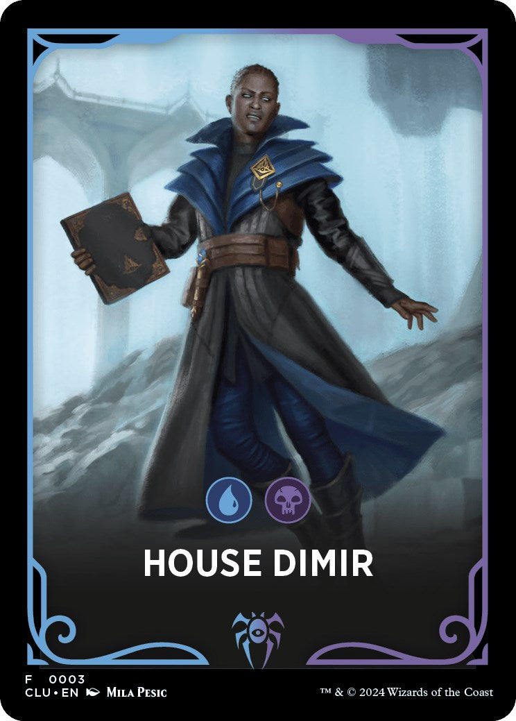 House Dimir Theme Card [Ravnica: Clue Edition Tokens] | L.A. Mood Comics and Games