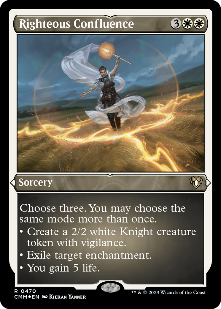 Righteous Confluence (Foil Etched) [Commander Masters] | L.A. Mood Comics and Games