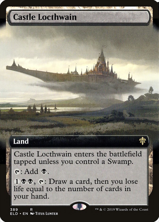 Castle Locthwain (Extended Art) [Throne of Eldraine] | L.A. Mood Comics and Games
