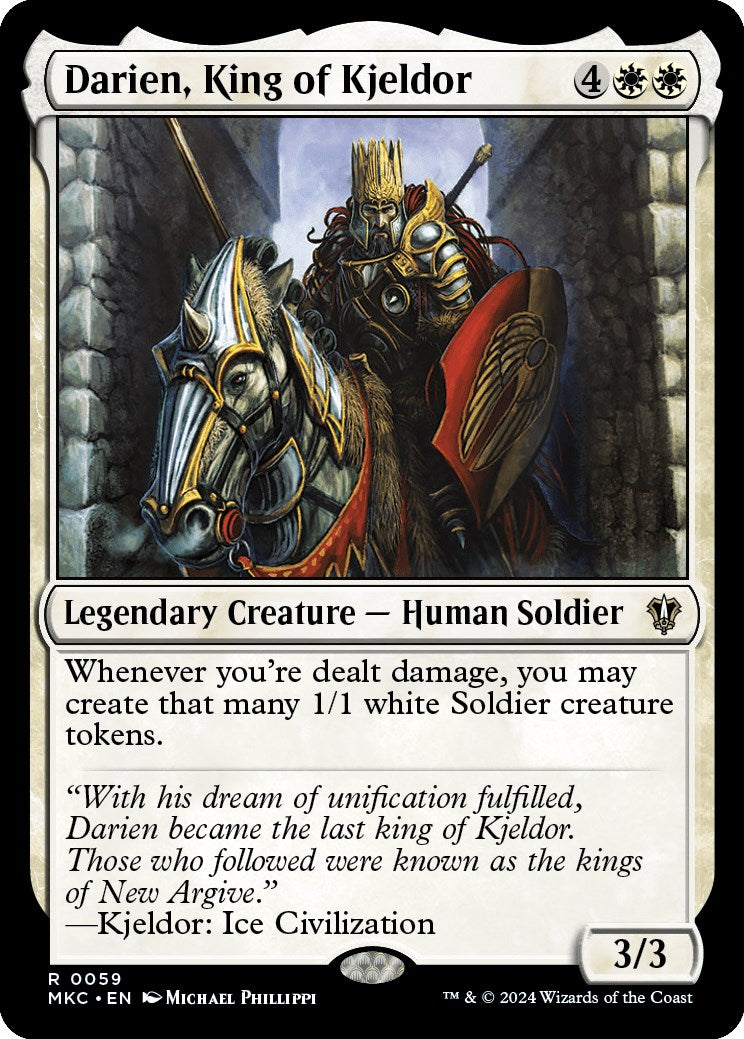Darien, King of Kjeldor [Murders at Karlov Manor Commander] | L.A. Mood Comics and Games