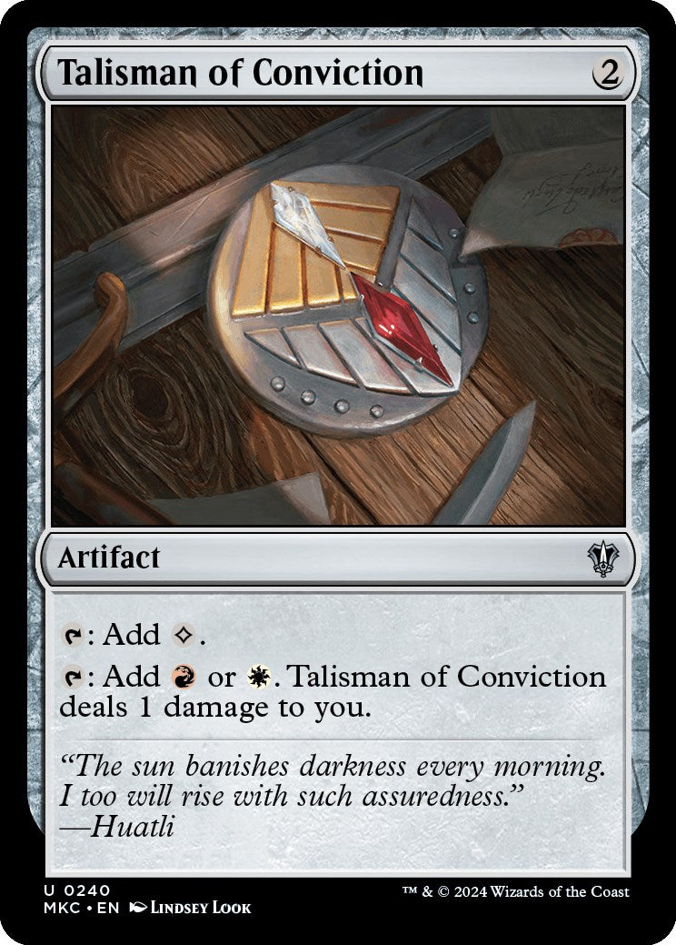 Talisman of Conviction [Murders at Karlov Manor Commander] | L.A. Mood Comics and Games