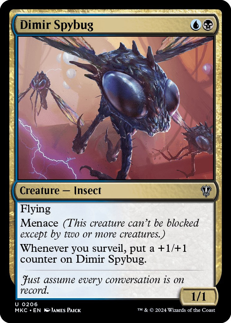 Dimir Spybug [Murders at Karlov Manor Commander] | L.A. Mood Comics and Games