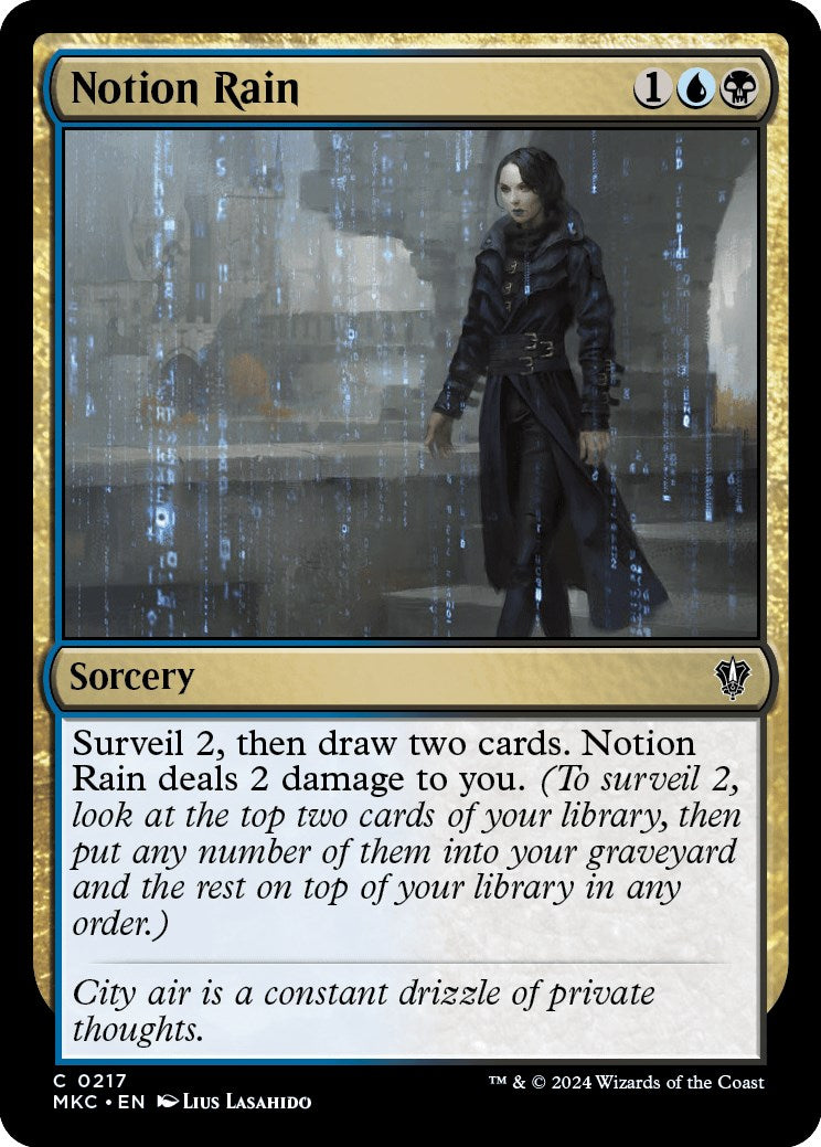 Notion Rain [Murders at Karlov Manor Commander] | L.A. Mood Comics and Games