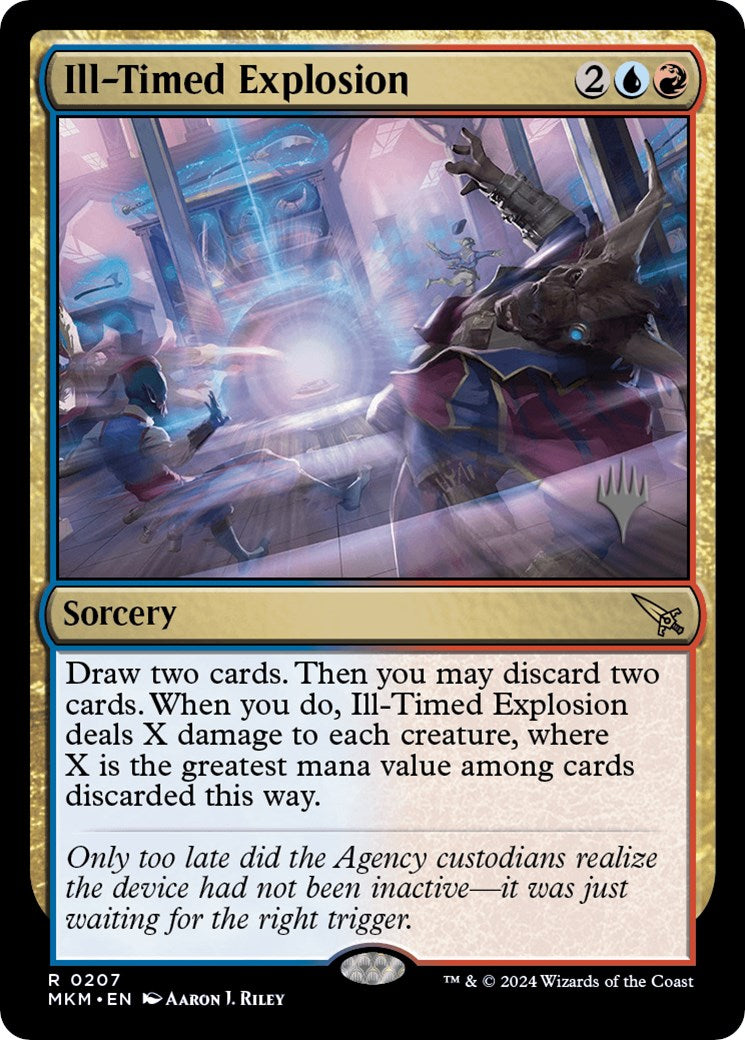 Ill-Timed Explosion (Promo Pack) [Murders at Karlov Manor Promos] | L.A. Mood Comics and Games