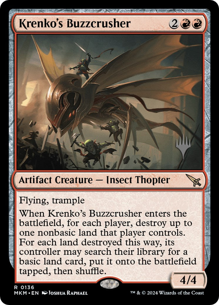 Krenko's Buzzcrusher (Promo Pack) [Murders at Karlov Manor Promos] | L.A. Mood Comics and Games