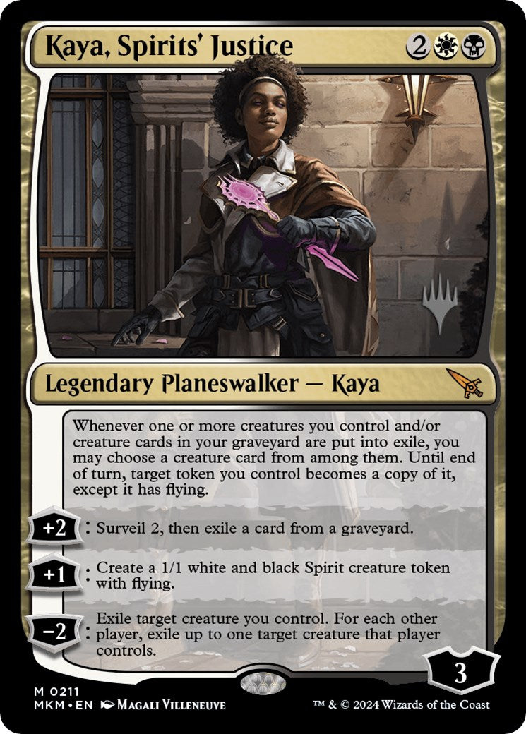 Kaya, Spirits' Justice (Promo Pack) [Murders at Karlov Manor Promos] | L.A. Mood Comics and Games