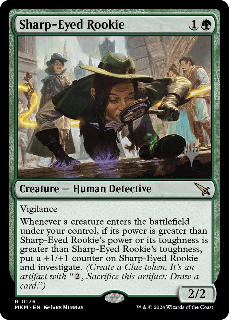 Sharp-Eyed Rookie (Promo Pack) [Murders at Karlov Manor Promos] | L.A. Mood Comics and Games