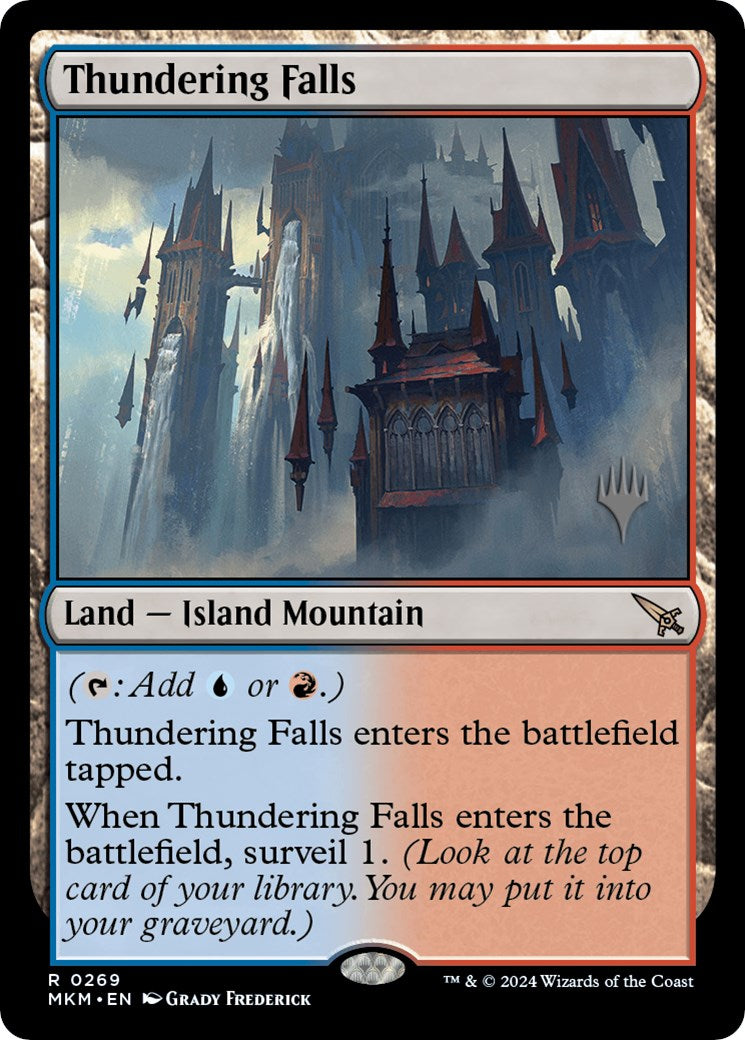 Thundering Falls (Promo Pack) [Murders at Karlov Manor Promos] | L.A. Mood Comics and Games
