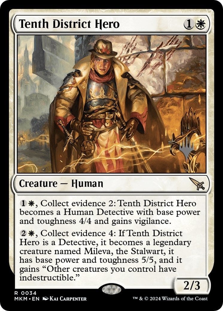 Tenth District Hero (Promo Pack) [Murders at Karlov Manor Promos] | L.A. Mood Comics and Games