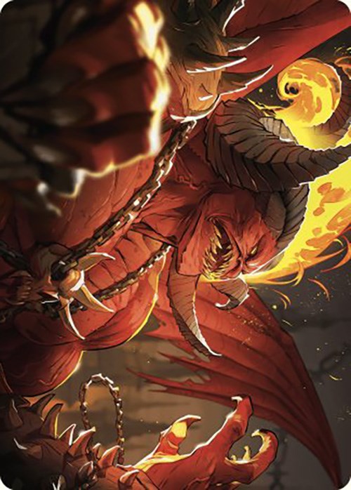 Rakdos, Patron of Chaos Art Card (45/49) [Murders at Karlov Manor Art Series] | L.A. Mood Comics and Games