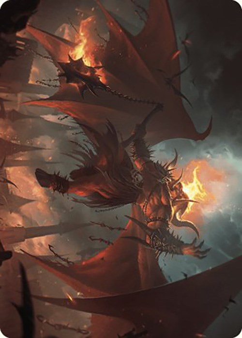 Rakdos, Patron of Chaos Art Card (22/49) [Murders at Karlov Manor Art Series] | L.A. Mood Comics and Games
