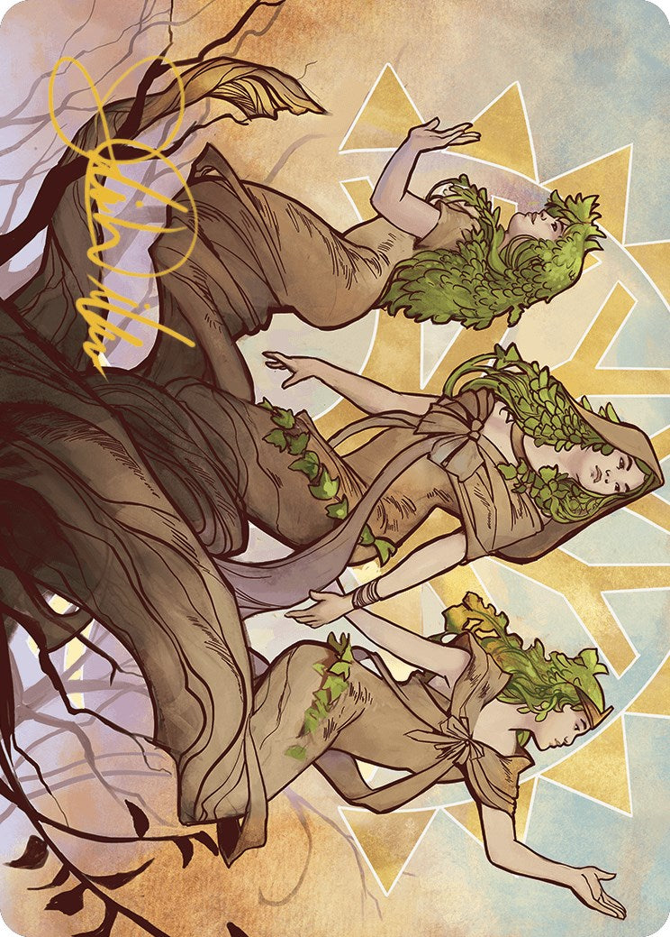 Trostani, Three Whispers Art Card (Gold-Stamped Signature) [Murders at Karlov Manor Art Series] | L.A. Mood Comics and Games