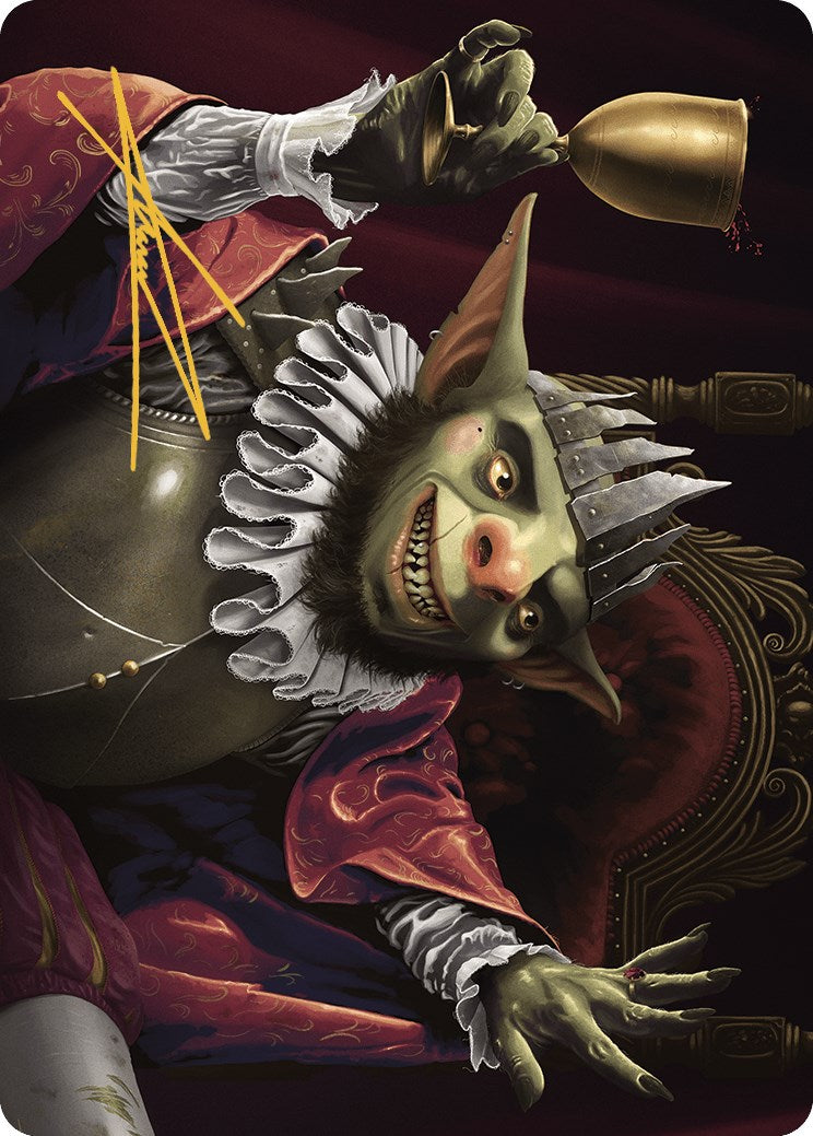 Krenko, Baron of Tin Street Art Card (Gold-Stamped Signature) [Murders at Karlov Manor Art Series] | L.A. Mood Comics and Games