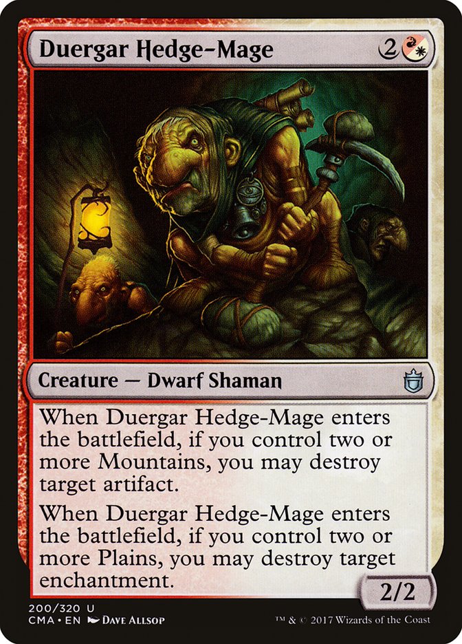 Duergar Hedge-Mage [Commander Anthology] | L.A. Mood Comics and Games