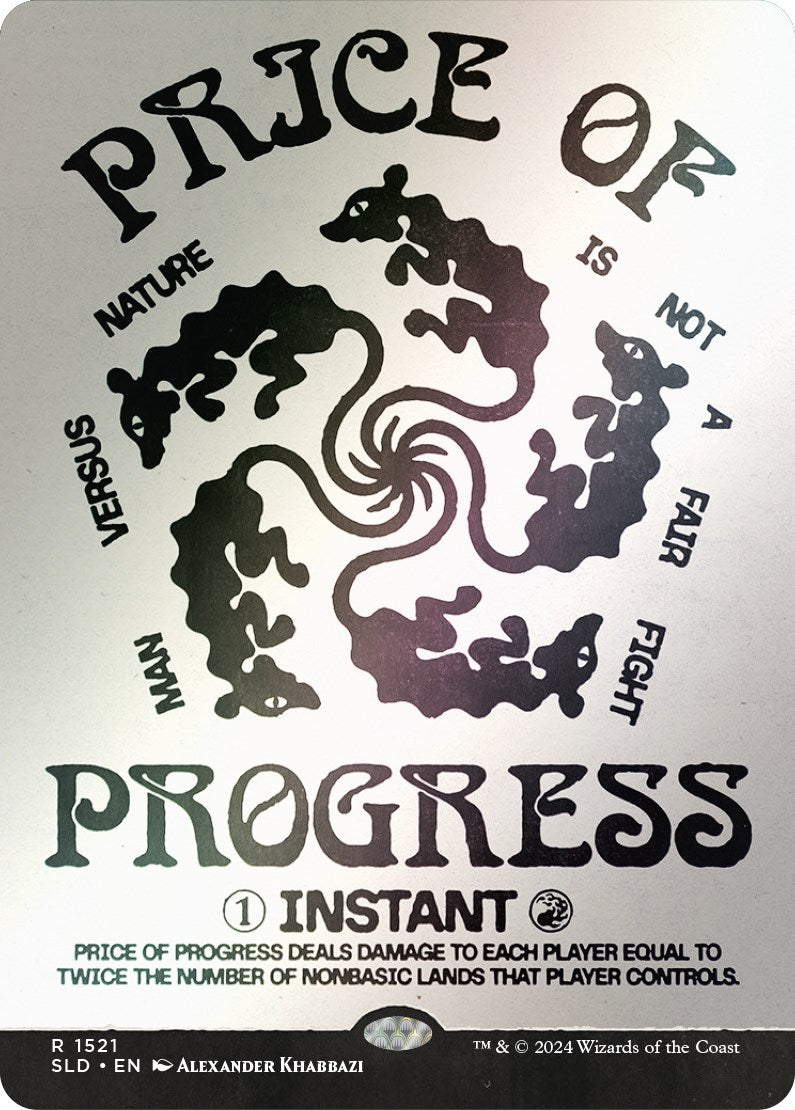 Price of Progress (Rainbow Foil) [Secret Lair Drop Series] | L.A. Mood Comics and Games