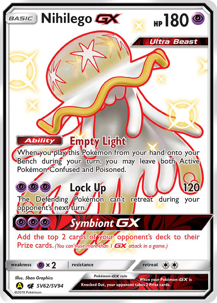 Nihilego GX (SV62/SV94) [Sun & Moon: Hidden Fates - Shiny Vault] | L.A. Mood Comics and Games