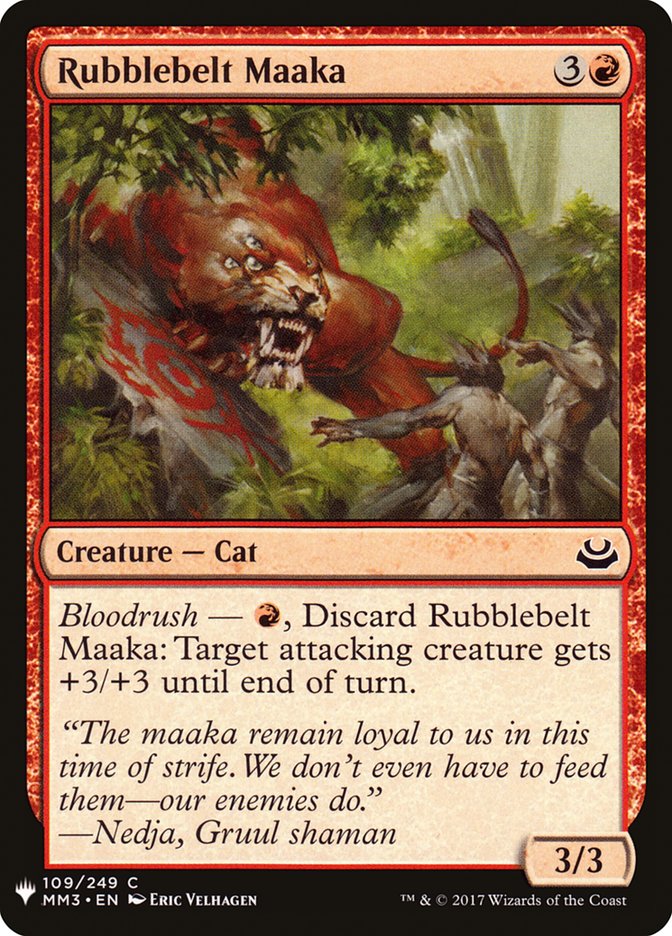 Rubblebelt Maaka [Mystery Booster] | L.A. Mood Comics and Games