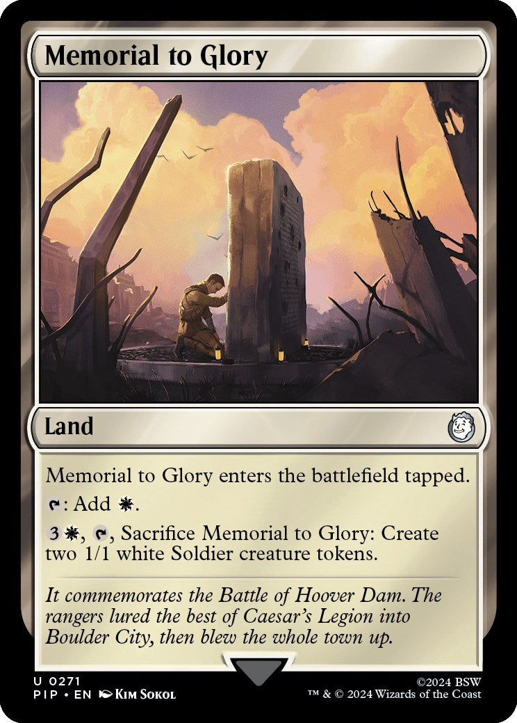 Memorial to Glory [Fallout] | L.A. Mood Comics and Games