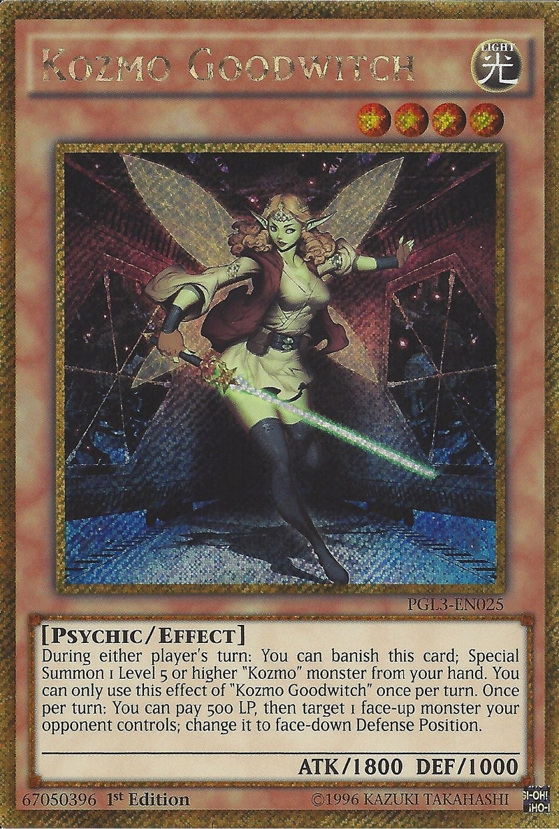 Kozmo Goodwitch [PGL3-EN025] Gold Secret Rare | L.A. Mood Comics and Games