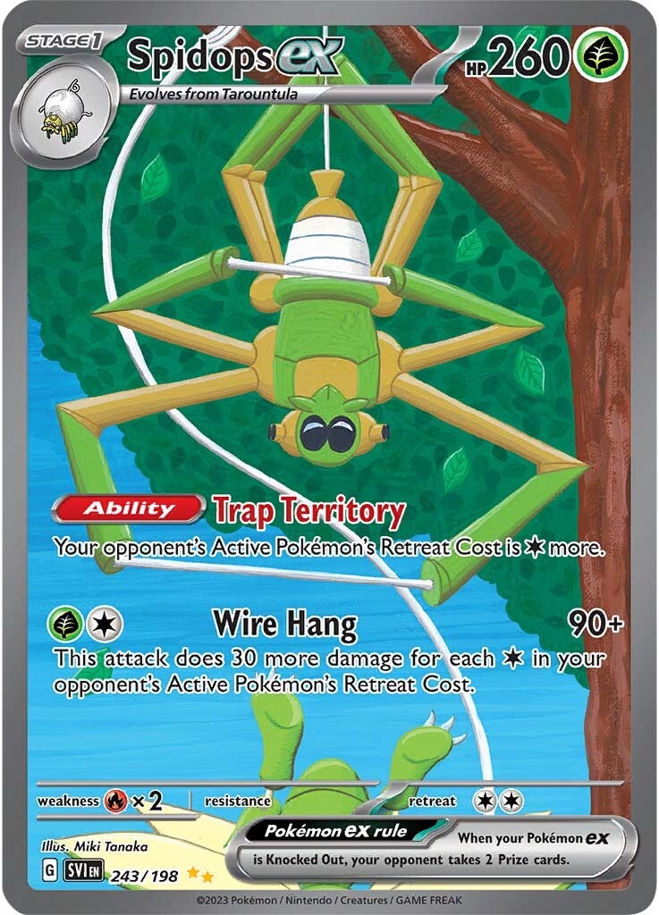 Spidops ex (243/198) [Scarlet & Violet: Base Set] | L.A. Mood Comics and Games