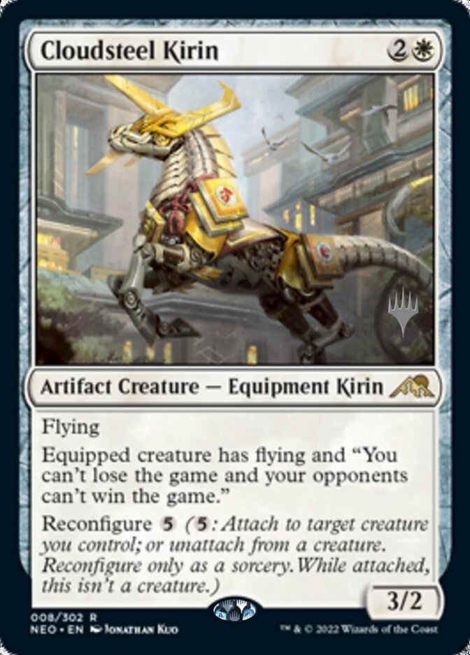 Cloudsteel Kirin (Promo Pack) [Kamigawa: Neon Dynasty Promos] | L.A. Mood Comics and Games