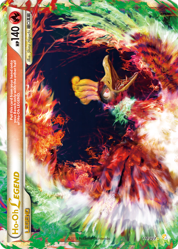 Ho-Oh LEGEND (111/123) [HeartGold & SoulSilver: Base Set] | L.A. Mood Comics and Games