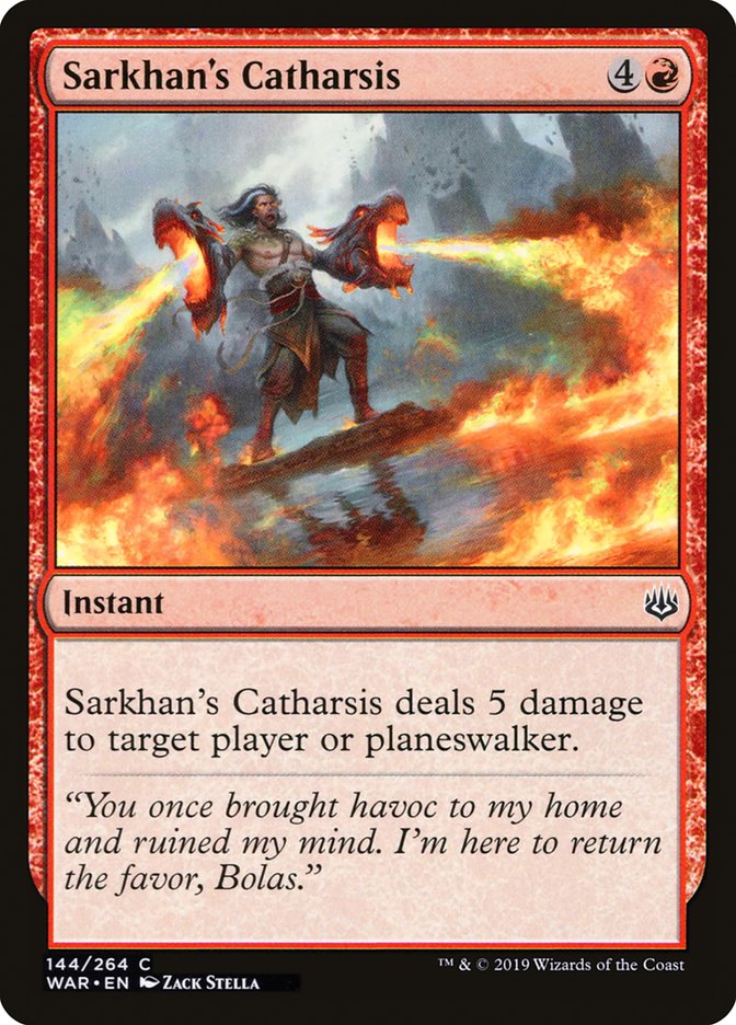 Sarkhan's Catharsis [War of the Spark] | L.A. Mood Comics and Games