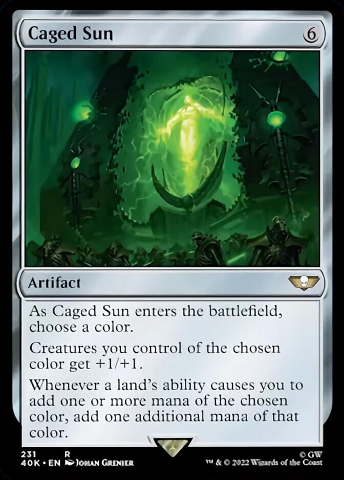 Caged Sun (Surge Foil) [Warhammer 40,000] | L.A. Mood Comics and Games
