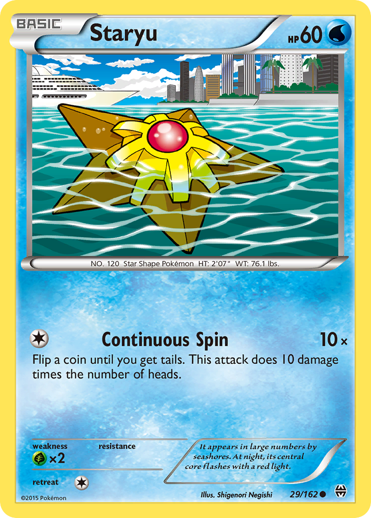 Staryu (29/162) [XY: BREAKthrough] | L.A. Mood Comics and Games