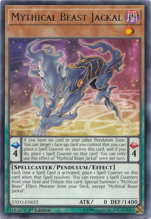 Mythical Beast Jackal [EXFO-EN022] Rare | L.A. Mood Comics and Games