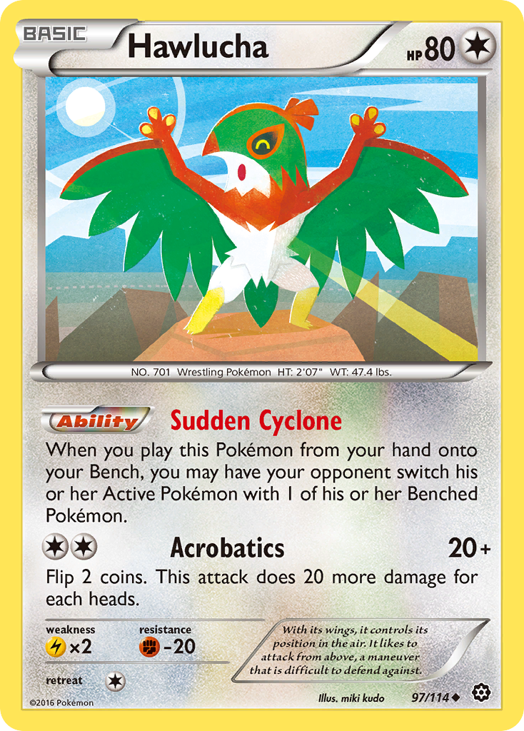 Hawlucha (97/114) [XY: Steam Siege] | L.A. Mood Comics and Games