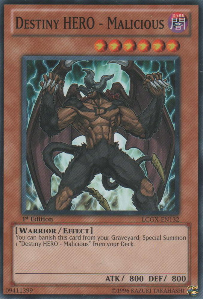 Destiny HERO - Malicious [LCGX-EN132] Common | L.A. Mood Comics and Games
