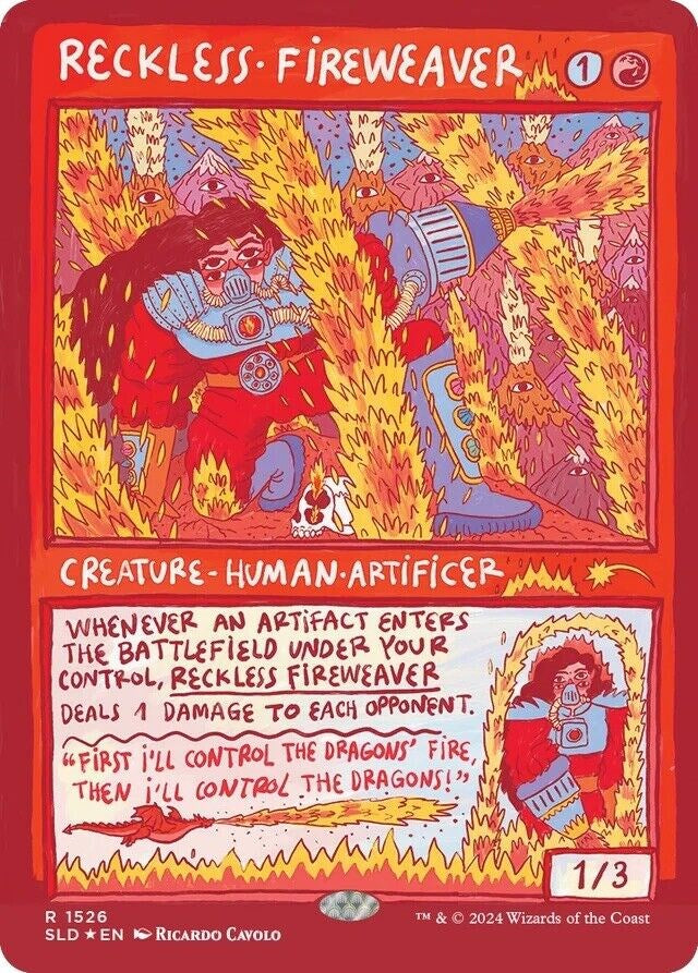 Reckless Fireweaver (Rainbow Foil) [Secret Lair Drop Series] | L.A. Mood Comics and Games