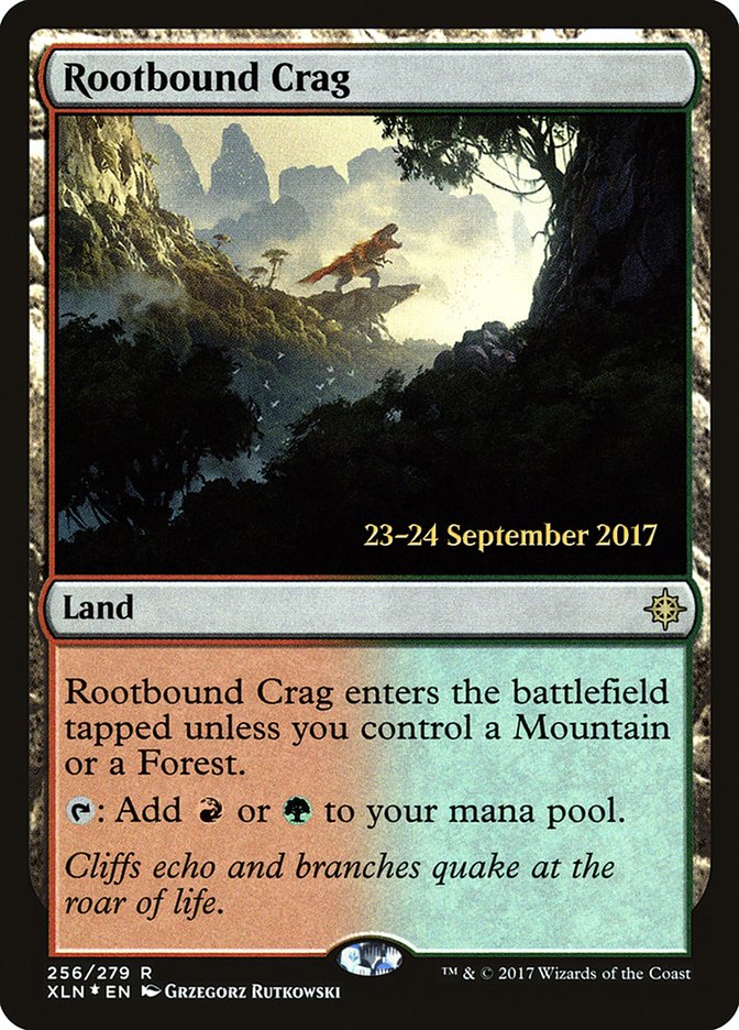 Rootbound Crag [Ixalan Prerelease Promos] | L.A. Mood Comics and Games