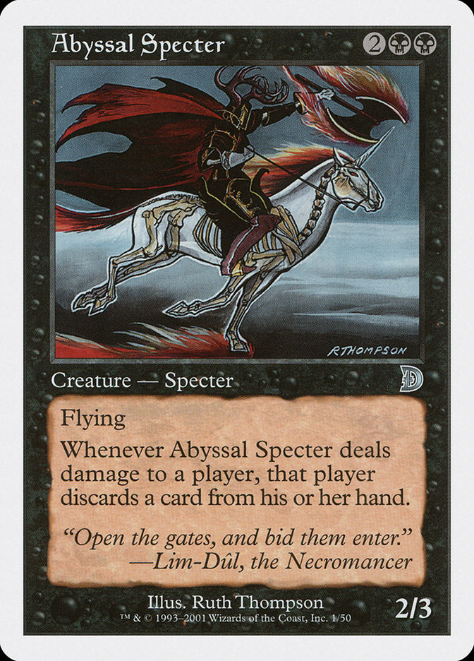 Abyssal Specter [Deckmasters] | L.A. Mood Comics and Games
