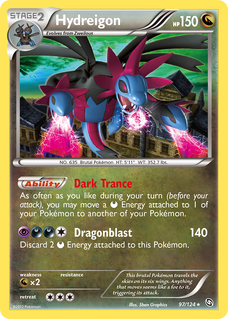Hydreigon (97/124) [Black & White: Dragons Exalted] | L.A. Mood Comics and Games