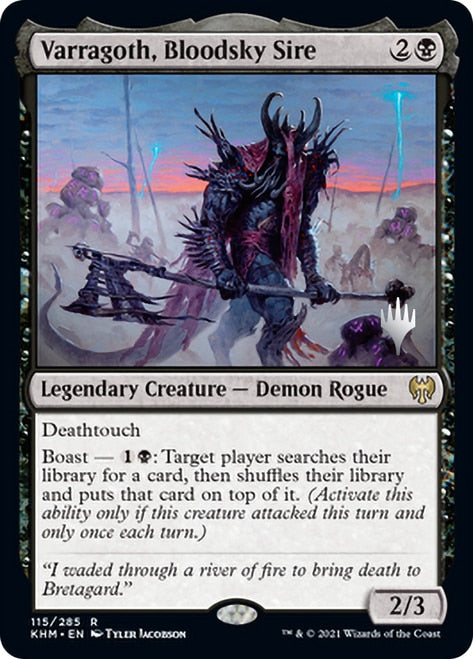 Varragoth, Bloodsky Sire (Promo Pack) [Kaldheim Promos] | L.A. Mood Comics and Games