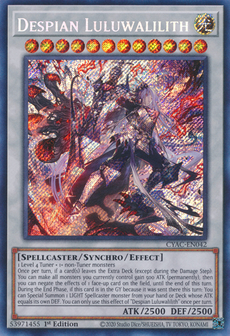 Despian Luluwalilith [CYAC-EN042] Secret Rare | L.A. Mood Comics and Games