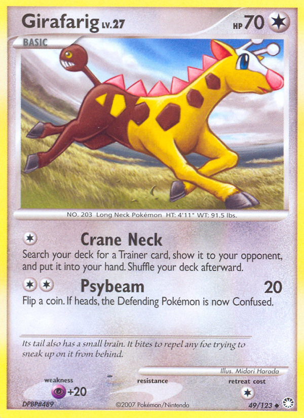Girafarig (49/123) [Diamond & Pearl: Mysterious Treasures] | L.A. Mood Comics and Games