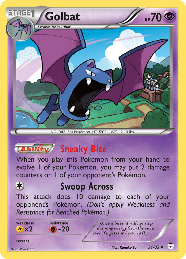 Golbat (31/83) [XY: Generations] | L.A. Mood Comics and Games