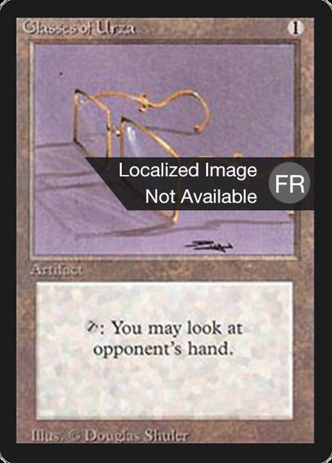Glasses of Urza [Foreign Black Border] | L.A. Mood Comics and Games