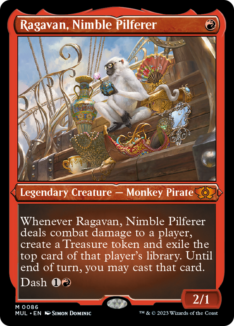 Ragavan, Nimble Pilferer (Foil Etched) [Multiverse Legends] | L.A. Mood Comics and Games