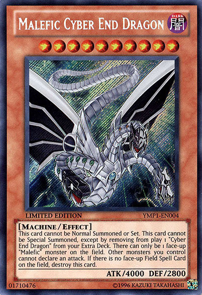 Malefic Cyber End Dragon [YMP1-EN004] Secret Rare | L.A. Mood Comics and Games