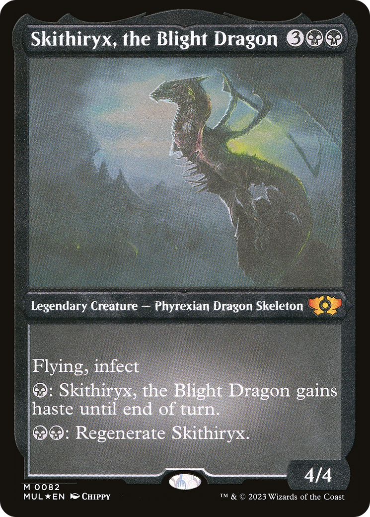Skithiryx, the Blight Dragon (Foil Etched) [Multiverse Legends] | L.A. Mood Comics and Games