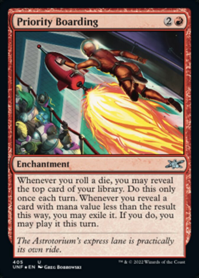 Priority Boarding (Galaxy Foil) [Unfinity] | L.A. Mood Comics and Games