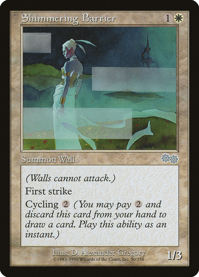 Shimmering Barrier [Urza's Saga] | L.A. Mood Comics and Games