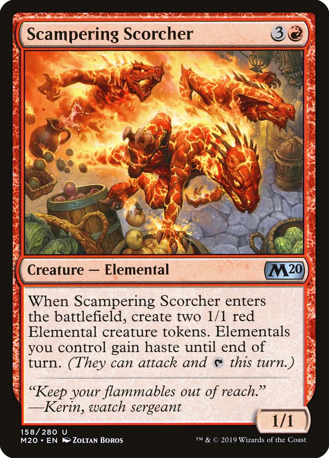 Scampering Scorcher [Core Set 2020] | L.A. Mood Comics and Games