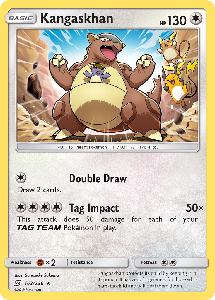 Kangaskhan (163/236) [Sun & Moon: Unified Minds] | L.A. Mood Comics and Games